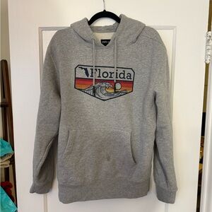 State of Mind Gray Florida Graphic Hoodie